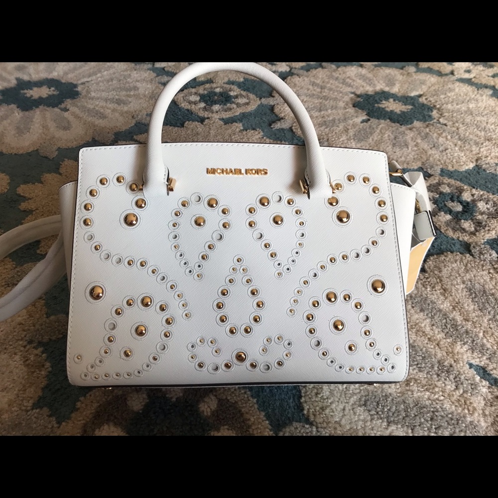 *SOLD*Michael Kors Selma Optic White